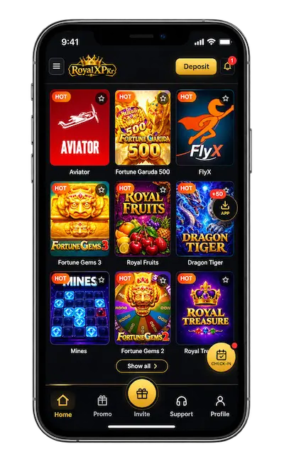 RoyalxPkr Game Interface